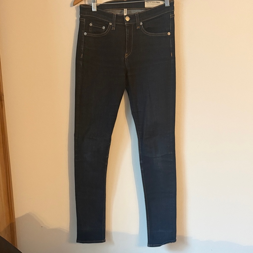 rag & bone Women's High Rise Jeans - Dark Blue